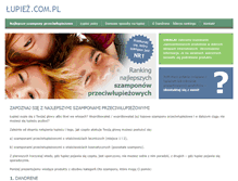 Tablet Screenshot of lupiez.com.pl